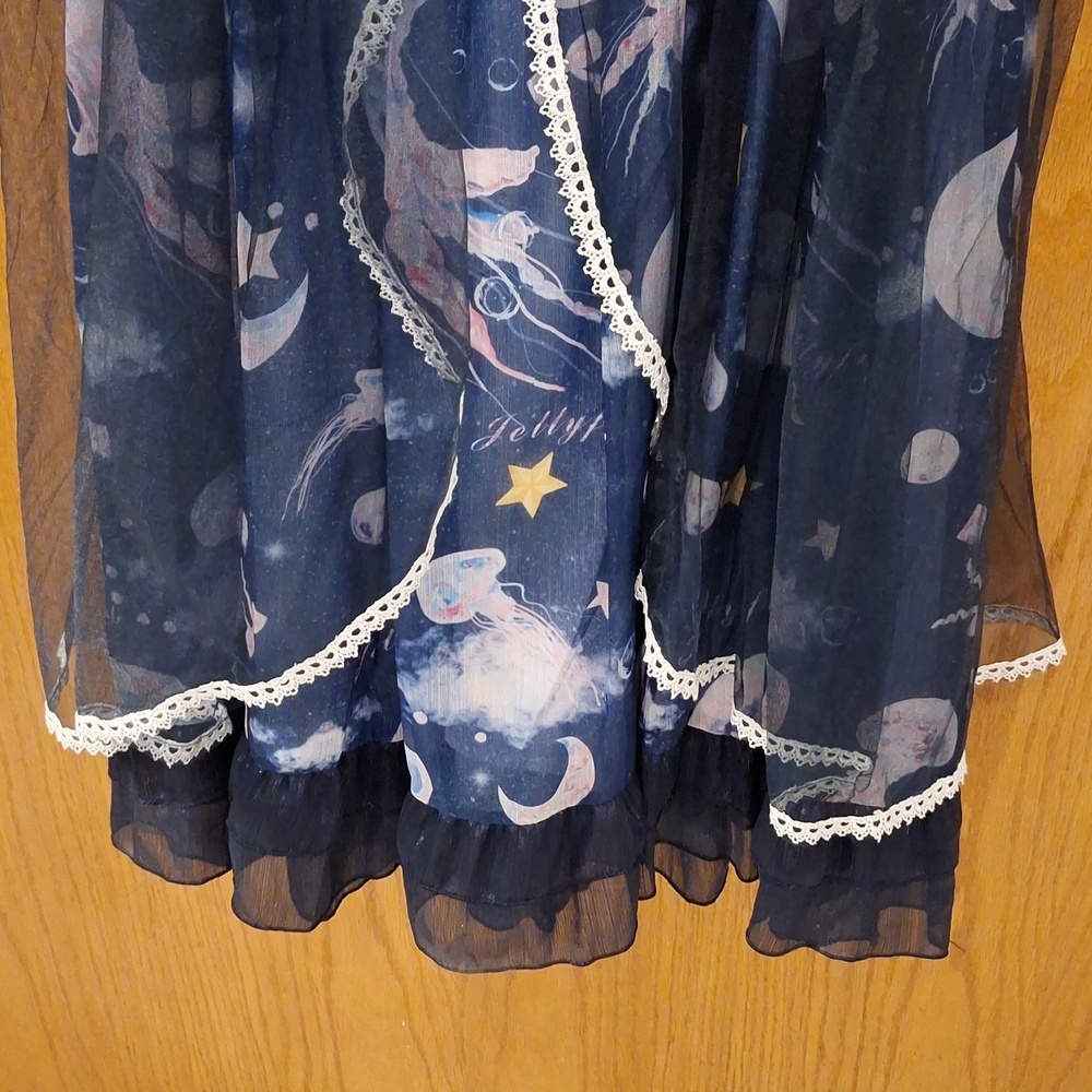 Jellyfish lolita dress with stretch back - Picture 5 of 7